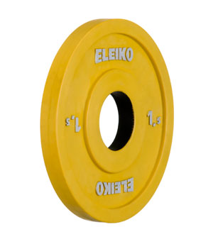 Eleiko 1.5-kg Comp. Olympic WL Disc - Rubber Coated