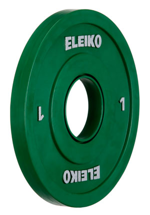 Eleiko 1-kg Comp. Olympic WL Disc - Friction Grip