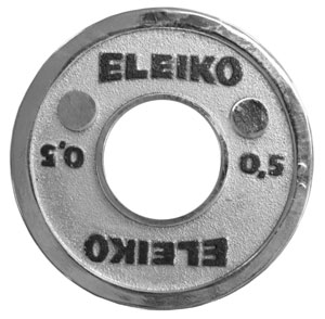 Eleiko 0.5-kg Competition Metal Disc
