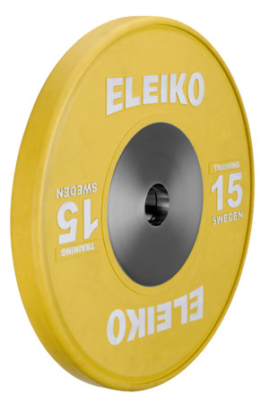 Eleiko 15-kg Olympic Training Line Disc (colored)