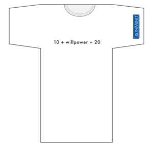 NEW!  Willpower T-Shirt